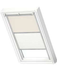 Velux DFD C06 1085S Manual Duo Blackout Blind - Beige/White - 550x1180mm