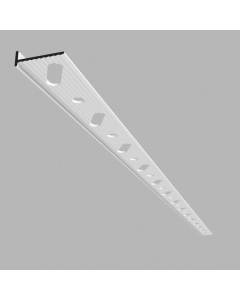 QIC E4 Drylining Trim RAL 9010 (White) 3000mm