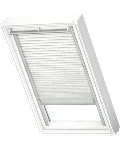 Velux FML U04 1256 Electric Flying Pleated Blind - Classic White - 1340x978mm