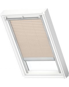 Velux FML U04 1259 Electric Flying Pleated Blind - Classic Sand - 1340x978mm