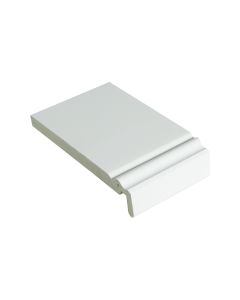 FloPlast GB454 White 1.25m Box End x 454mm x 18mm Ogee Mammoth Board