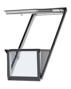 Velux GDL SK19 S10L02 Single Roof Balcony & Slate Flashing - 1140x2520mm