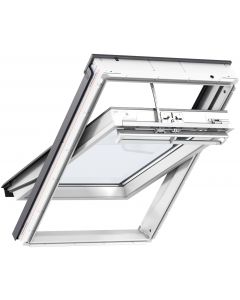 Velux GGU UK04 006930 Integra Solar Powered White Polyurethane Centre-Pivot Window - 1340x780mm