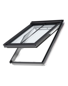 Velux GPL MK08 S15P01 Conservation White Painted T/H Roof Window & Plain Tile Flashing - 780x1400mm