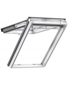 Velux GPL SK06 2366 Manual White Painted Zinc Clad Top Hung Roof Window - 1140x1180mm