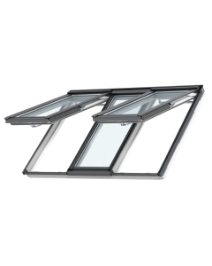 Velux GPLS FFKF06 2066 3-In-1 White Painted Roof Window 3-Layer Pane - 1880x1180mm