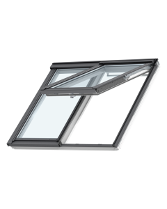 Velux GPLS MMK06 2070 2-In-1 White Painted Roof Window Laminated Pane - 780x1180mm