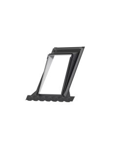 Velux GPU MK06 SA0W11101 Mini Dormer Top Hung Single White Maintenance Free - 780x1180mm