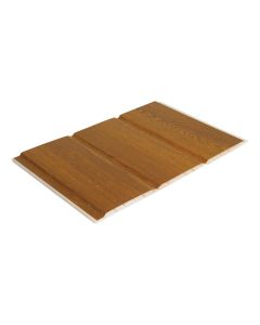 FloPlast H300WG Golden Oak 300mm Hollow Soffit