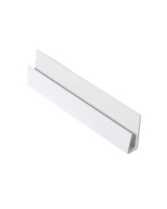 FloPlast HJ White J Trim for Hollow Soffit