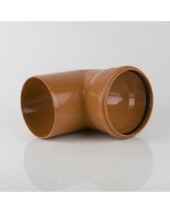 Brett Martin 200mm 87 1/2° Single Socket Bend (B20870) Terracotta