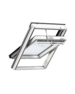 Velux GGL CK04 206630 Integra Solar Powered White Painted Centre Pivot Window - 550x980mm