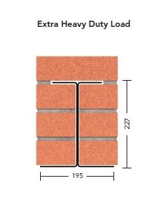 IG Heavy Duty Solid Wall Lintel I BEAM 3C 1050mm