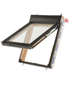 Keylite Lacquered Pine Top Hung Roof Window 550x980mm - Hi-Therm Glazing (TTH 02 HT)