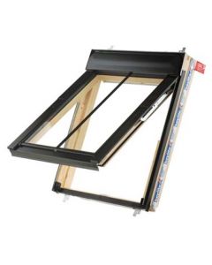 Keylite Lacquered Pine Top Hung Conservation Roof Window 660x1180mm - Hi-Therm (CWTFE 03 HT)