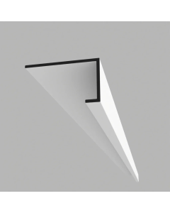 QIC P01 Drylining Trim RAL 9010 (White) 3000mm