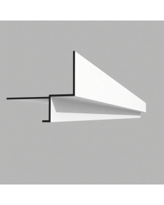 QIC P02 Ceiling Trim RAL 9010 (White) 3000mm