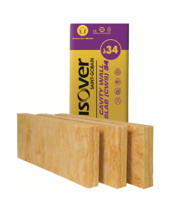 Isover Cavity Wall Slab CWS 34 1200x455x100mm - 8 Per Pack (4.37m2)