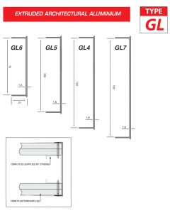 QIC GL4 Dry Lining Trim RAL9010 3000mm (White)