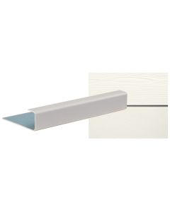 Cedral Lap - Connection Profile - C01 White - 45mm x 15mm x 8mm x 3000mm