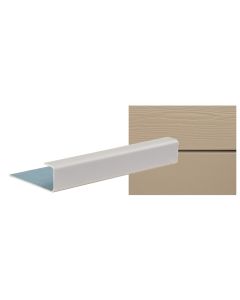 Cedral Lap - End Profile - C03 Grey Brown - 45mm x 26mm x 10mm x 17mm x 3000mm