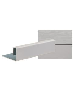 Cedral Lap - End Profile - C05 Grey - 45mm x 26mm x 10mm x 17mm x 3000mm