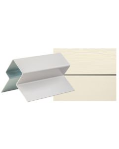 Cedral Lap - Asymmetric External Corner - C07 Cream White - 3000mm
