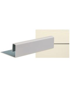 Cedral Lap - Start Profile - C07 Cream White - 30mm x 10mm x 30mm x 9mm x 3000mm