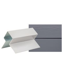 Cedral Lap - Asymmetric External Corner - C15 Dark Grey - 3000mm