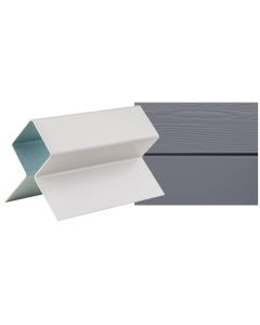 Cedral Lap - Symmetric External Corner - C15 Dark Grey - 3000mm