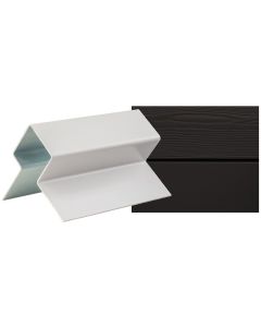 Cedral Lap - Asymmetric External Corner - C50 Black - 3000mm