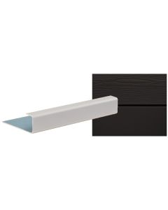 Cedral Lap - Connection Profile - C50 Black - 45mm x 15mm x 8mm x 3000mm