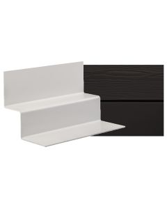 Cedral Lap - Internal Corner - C50 Black - 3000mm