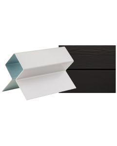 Cedral Lap - Symmetric External Corner - C50 Black - 3000mm