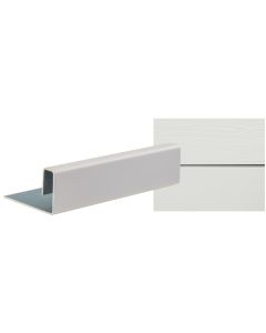 Cedral Lap - End Profile - C51 Silver Grey - 45mm x 26mm x 10mm x 17mm x 3000mm
