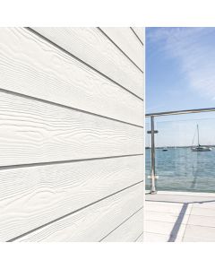 Cedral Click - Wood - C01 White - 3600mm x 186mm x 12mm