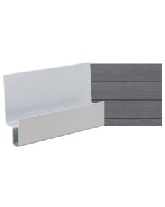 Cedral Click - Lintel Profile - C74 Basalt Grey - Aluminium - 3000mm