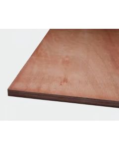 18mm Chinese Red Faced Internal Grade Hardwood Plywood B/BB CE2+ 2440mm x 1220mm (8' x 4')