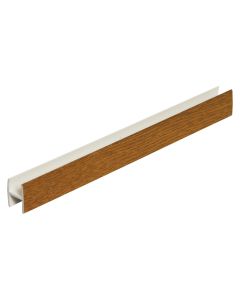 FloPlast RT20WG Golden Oak In-Line Jointing Trim