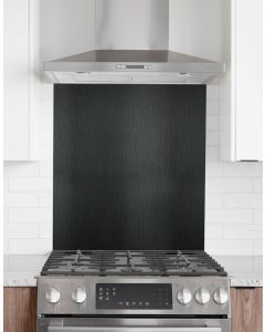 Kitchen Splashback 900mm x 750mm Brushed Black/Brushed Copper