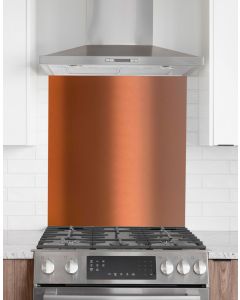 Kitchen Splashback 600mm x 750mm Gloss/Matte Chocolate