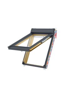 Keylite Lacquered Pine Top Hung Roof Window 1340x980mm - Hi-Therm Glazing (TFE 09 HT)