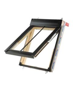 Keylite Lacquered Pine Top Hung Roof Window 780x1400mm - Thermal Frosted Glazing (TFE 06 TFR)