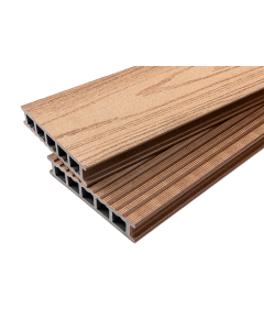 TherraWood Composite Deck Board 3600x140x26mm - Tropical Brown