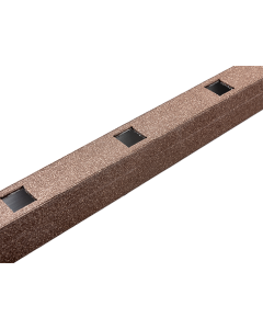 TherraWood Bottom Rail 1800x32x38mm - Hazelnut