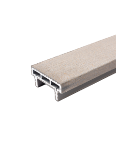 TherraWood Top Rail 1800x57x25 - Stone Grey