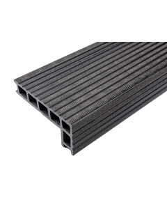 TherraWood Composite Deck Trim 3600x140x26x60mm - Anthracite