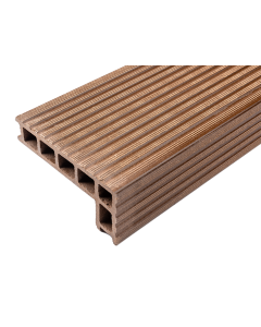 TherraWood Composite Deck Trim 3600x140x26x60mm - Tropical Brown