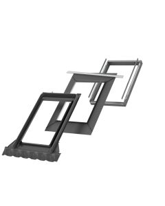 Velux EDJ CK02 2500 Pro+ Tile Flashing Black - 550x980mm