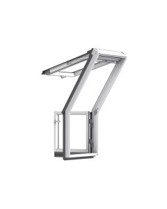 Velux GEL M08 2065 White Painted Roof Terrace Window Upper - 780x1360mm